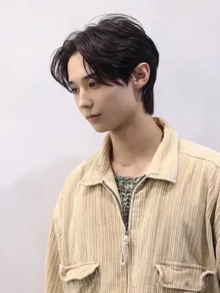 ショート メンズ カラー パーマ EARTH川越/オー ナー/阿部建のヘアスタイル