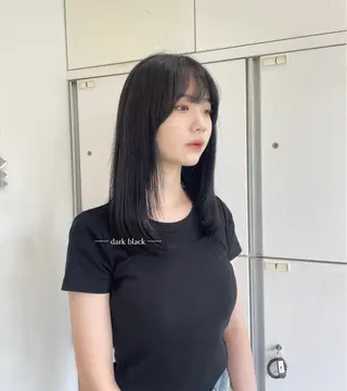 ミディアム カラー nanaka :のヘアスタイル