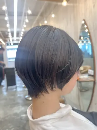 ショート カラー 髪質改善✨縮毛矯正 ショートボブ/ともきのヘアスタイル