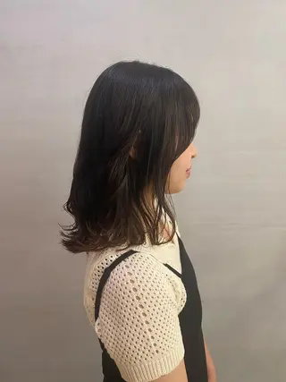 ミディアム ♡ハッシュカット/ レイヤー/yucoのヘアスタイル