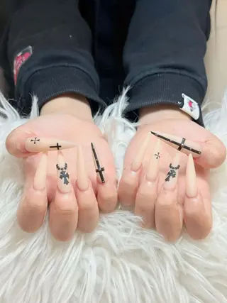 ネイル ANH ゴテゴテネイルのネイルデザイン