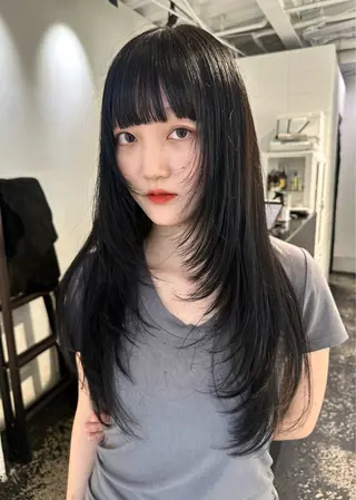 ロング カラー レイヤーカット/艶髪 ✨💭KIRARIのヘアスタイル