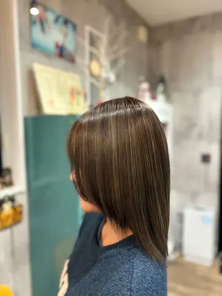 ミディアム 矢野 夢果のヘアスタイル