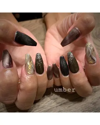 ネイル umber 三茶1分のネイルデザイン