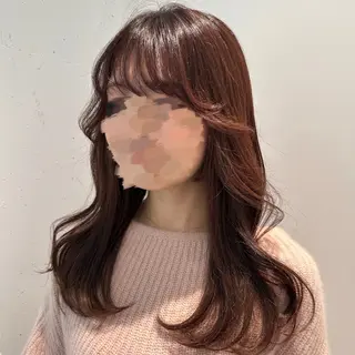 セミロング 韓国スタイル🇰🇷 児島葉月のヘアスタイル