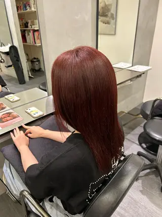 ミディアム カラー elena  by artefice所属・a aのヘアスタイル