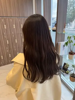 セミロング カラー 🕯コバ/レイヤー/ 美髪縮毛🕯のヘアスタイル