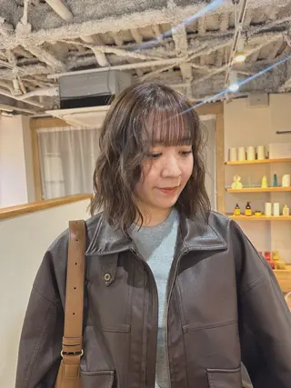 カラー 🧣misaki 透明感カラー🧣のヘアスタイル