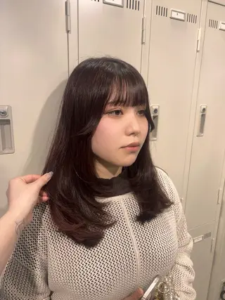 セミロング カラー alicetokyo 🦋宮葉🦋のマツエク・マツパデザイン