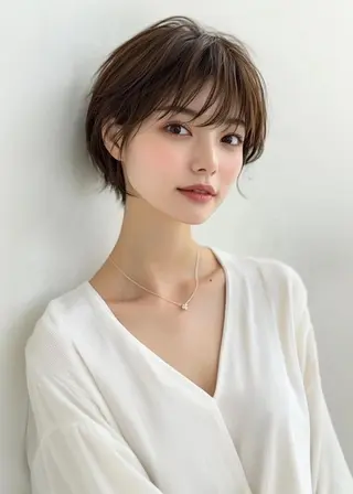 ショート nex the salon coall所属・🫧似合わせショート イシダ🫧のヘアスタイル