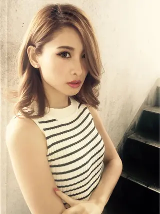 ミディアム カノンバイフラミューム所属・ショートは任せて ミヤザキのヘアスタイル