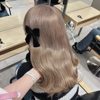 ロング ゆるふわ透明感カラー 🎀ほの/表参道のヘアスタイル