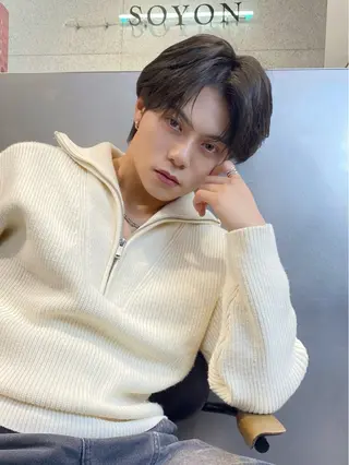 ショート メンズ SOYON omiya所属・韓国/レイヤー/艶髪 ルキアのヘアスタイル