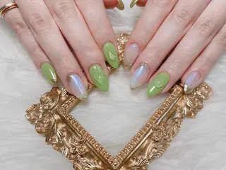 ネイル MiKi Nai池袋 長さだし得意のネイルデザイン