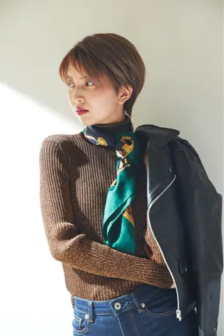 ショート カラー 🎨インナーカラー が得意👍新垣⚜️のヘアスタイル