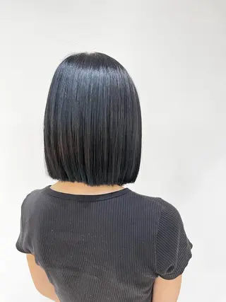 ミディアム カラー ヘアアレンジ 🥀暖色韓国ヘア💕 保科侑花のヘアスタイル