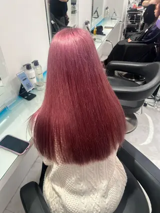 カラー ブリーチなし透明感 💗RYOTAのヘアスタイル