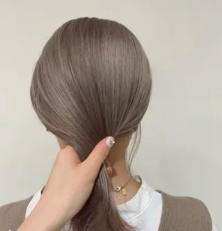 ロング ハイトーン/ 髪質改善/ヒロタリカのヘアスタイル