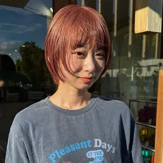 カラー cipre もものヘアスタイル