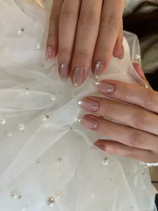 ショート NAIL SALON FLOR所属・ワンホンネイル/ 韓国ネイルMAKIのネイルデザイン