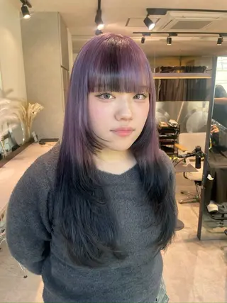 ロング GO TODAY SHAiRE SALON 原宿本店所属・REINA/ブリーチ /ハイトーン/原宿のヘアスタイル