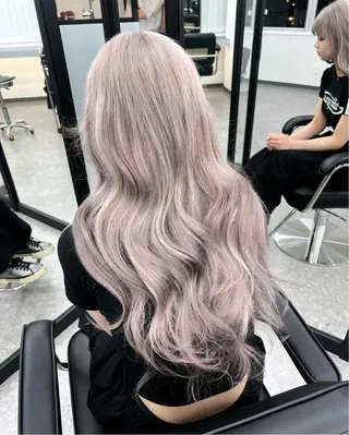 ロング カラー 梅田/韓国ヘア/ エクステ🤖ヒナのヘアスタイル