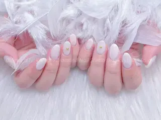 ミディアム Diamond 🚢のネイルデザイン