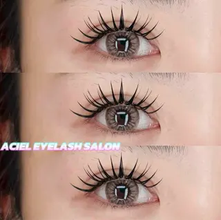 マツエク・マツパ ACIEL EYE LASH SALONのマツエク・マツパデザイン