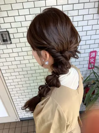ヘアアレンジ 大人可愛いヘアメイク 💋🧚‍♀️しずかのヘアスタイル