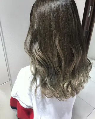 ロング カラー 韓国風ヘア 🇰🇷清水しいなのヘアスタイル