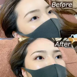 マツエク・マツパ CHIHO💚羽エク /マツエクのヘアスタイル