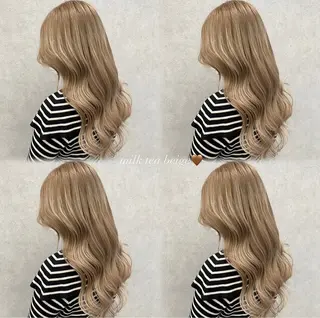 ロング 璃 音のヘアスタイル