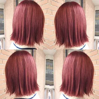 ミディアム カラー パーマ ヘアアレンジ メンズ キッズ ネイル マツエク・マツパ サロンドミルク 原宿のヘアスタイル