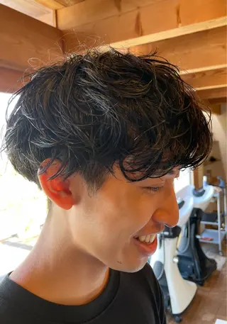 ショート メンズ aim of garnet所属・アンドウ ソラのヘアスタイル