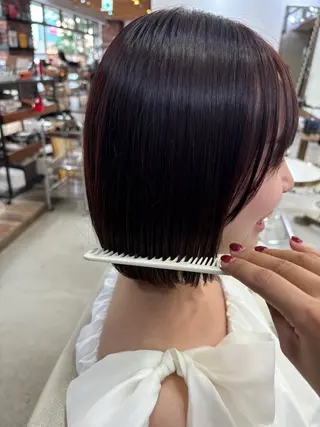 ショート カラー 🫧nari🫧 谷町 大阪のヘアスタイル