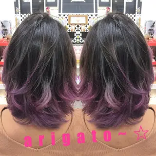 ミディアム 加藤 直樹のヘアスタイル