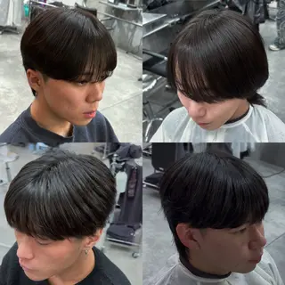 ミディアム カラー パーマ メンズ メンズパーマ特化 🔥韓国ヘア職人🔥のヘアスタイル