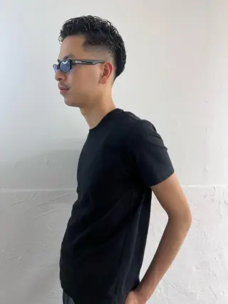 ショート パーマ メンズ メンズスタイリスト リュウジのヘアスタイル