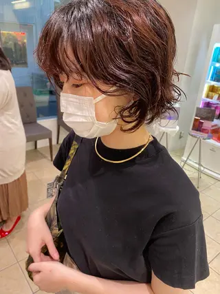 ショート パーマ 西山梨々【12/1〜 産休を頂きます🎀】のヘアスタイル