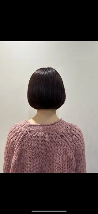 ショート 🐝 朝ラク・扱いや すいボブ／専門🐝のヘアスタイル