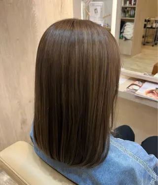 ミディアム カラー gabi hair LOOB所属・hina ★秋葉区★のヘアスタイル