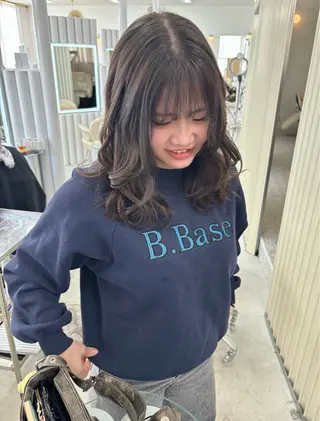 ミディアム YUIMARL岡山店 HONOKAのヘアスタイル