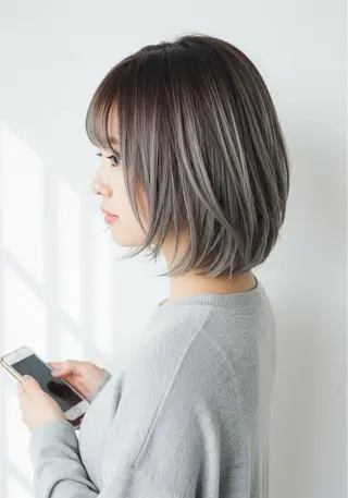 ショート カラー シャドールーツ美容師 篠原康太のヘアスタイル