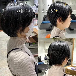 ショート ✨圧倒的満足度◎ 小顔美人ショート✨佃のヘアスタイル