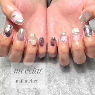 ネイル mi éclat ミ　エクラのネイルデザイン