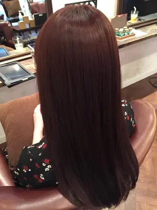ロング カラー いしだ みさきのヘアスタイル