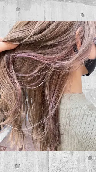 ミディアム カラー Miku❇️ フェイスレイヤーのヘアスタイル