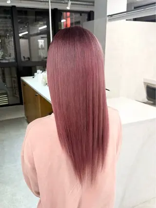 セミロング カラー 森貝 洋亮のヘアスタイル