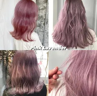 ミディアム カラー Piaコータロー ハイトーン&‪ボブのヘアスタイル