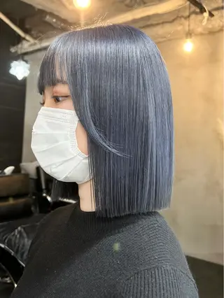 ショート カラー 韓国/ハイトーン/ ボブ🎀MIKU🎀のヘアスタイル